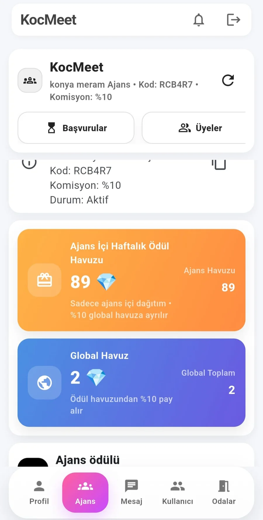 KoçMeet Sohbet Uygulaması ekran görüntüsü 2